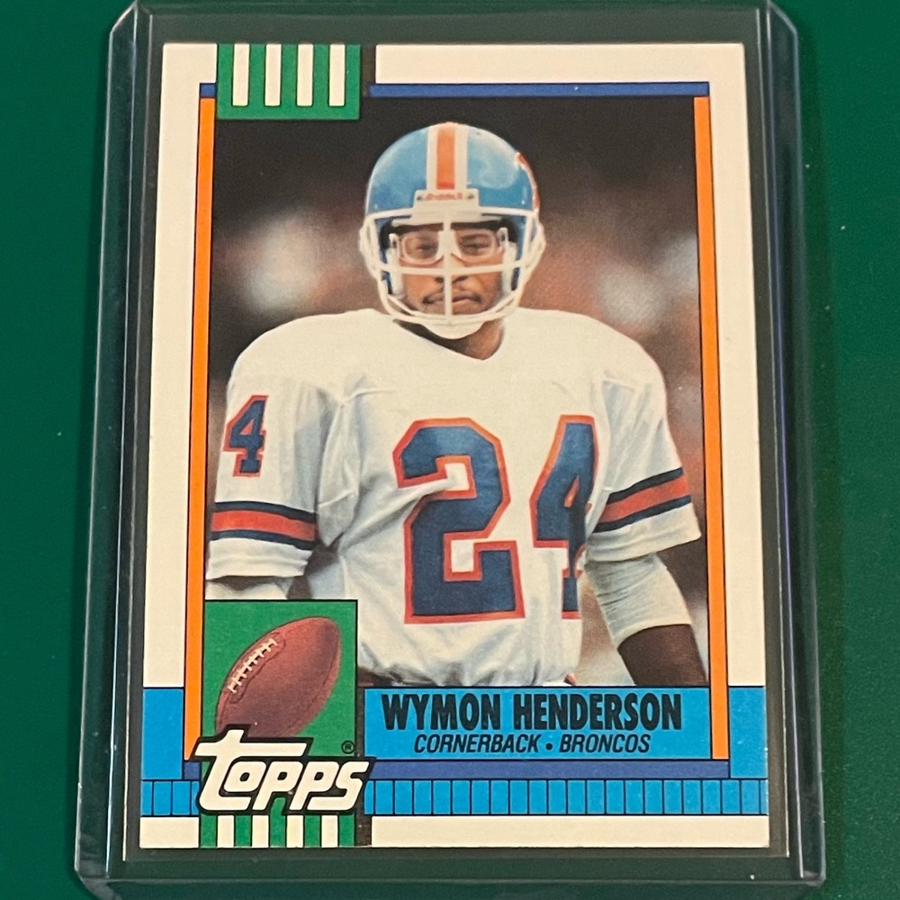 Wymon Henderson #43 1990 Topps Football Trading Card
